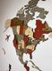 Дерев'яна карта світу, багатошарова "Deco" 150x80 см KS-02-M фото 9